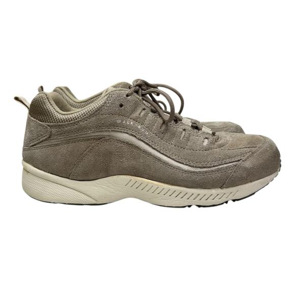 Easy Spirit Romy Women's Tan Suede Walking Sneakers 8 Wide - Picture 4 of 8